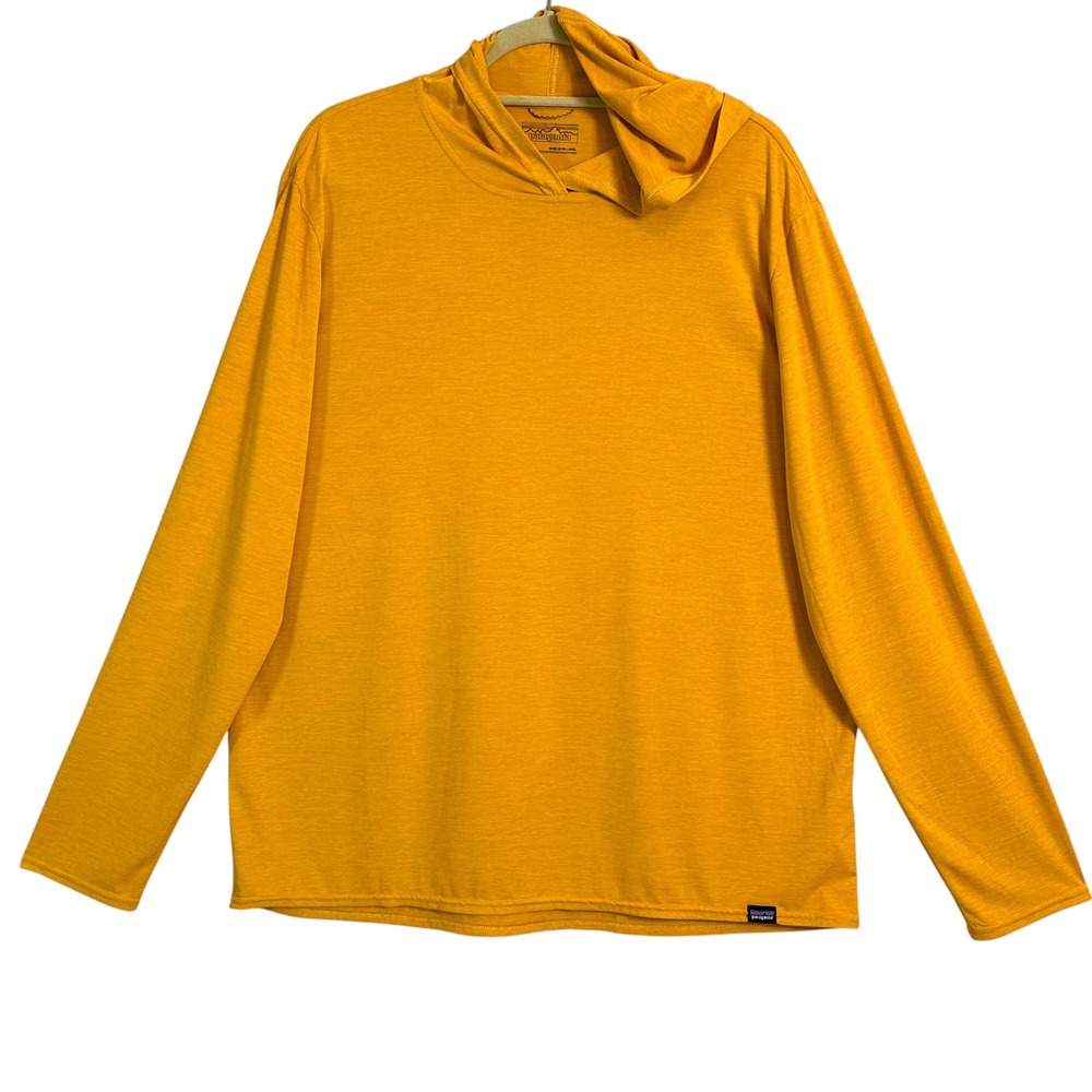 Patagonia Hoody Capilene Cool Daily Graphic Wild Fish Gold L Gorpcore 45335 - Picture 2 of 12